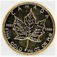Kanada - 5 dolarów 1983 - Liść Klonu - 1/10 Oz. Au999 (2)