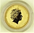 Australia - 5 dolarów - Rok Smoka 2012 - 1/20 Oz. Au 999