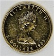 Kanada - 5 dolarów 1983 - Liść Klonu - 1/10 Oz. Au999 (3)
