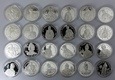 Rosyjscy Carowie - komplet 24 numizmatów