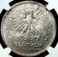5 złotych 1930 sztandar - NGC MS60