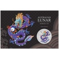 Australia 1 dolar 2024 Lunar III Rok smoka Purple Dragon 1 oz Ag999