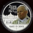WYSPY COOKA 1 dolar 2005 Papież Jan Paweł II
