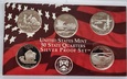 Stany USA - Zestaw Proof Set 2005 - 5 X 25 cent Mennica S AG900