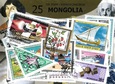 Zestaw 25 znaczków pocztowych - MONGOLIA