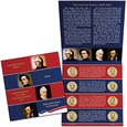 Zestaw Set 2010 Prezydenci USA -komplet 8 monet PD