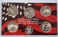 Stany USA - Zestaw Proof Set 2004 - 5 X 25 cent Mennica S AG900