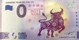 Banknot 0 Euro 2021 ( Chiny ) - Chinese Year Of The Ox