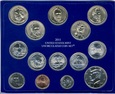 Zestaw Set 2011 USA - komplet 14 monet - Mennica Philadelphia