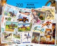 Zestaw 200 znaczków pocztowych - KONIE