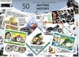 Zestaw 50 znaczków pocztowych - MOTORY