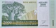 Banknot 2000 ariary 2007 (Madagaskar)