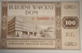 Cegiełka 100 zł Budujemy Wspólny Dom - seria D
