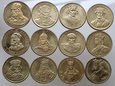 Poczet Królów Polskich - komplet 12 monet