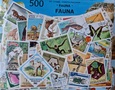 Zestaw 500 znaczków pocztowych - FAUNA