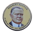 1 dolar (2014) Prezydenci USA Herbert Hoover KOLOR dwustronny D
