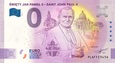 Banknot 0 Euro 2024 (Polska) - Święty Jan Paweł II 