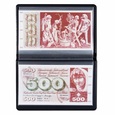 Klaser, portfel na 20 banknotów - format 200 X 120