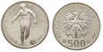 500 złotych (1987) - Mistrzostwa Europy w Piłce Nożnej