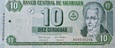 Banknot 10 cordobas 2002 ( Nikaragua )