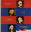 Zestaw Set 2007 Prezydenci USA -komplet 8 monet PD