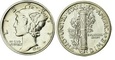 10 cent (1943) One dime USA - Mercury Mennica P