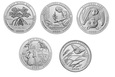 Parki USA - zestaw wszystkich 55 monet