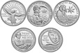 25 cent (2022) - Kobiety USA komplet 5 monet 2022 - Mennica San Franci
