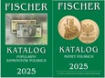 Katalog monet Polskich XX/XIX wieku + Katalog banknotów FISCHER 2025