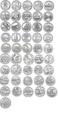 Parki USA - zestaw wszystkich 46 monet