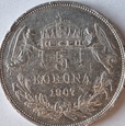 5 koron (1907) Węgry - Franciszek Józef I Ag 900