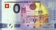 Banknot 0 Euro 2021 ( Szwajcaria ) - Katedra w Lozannie