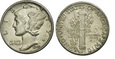 10 cent (1944) One dime USA - Mercury Mennica P