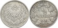 1/2 marki (1906) Niemcy D - Obiegowe AG 900