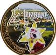 Numizmat, medal 4 pizreny - KOLOROWY dukat lokalny Pyzdry