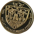 Numizmat, medal 4 pizreny - KOLOROWY dukat lokalny Pyzdry