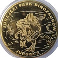 Numizmat, medal - 15 dinów Diplodok Jurajski Park Dinozaurów Jurowce