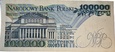 Banknot 100000 zł (1990) - Stanisław Moniuszko seria AM
