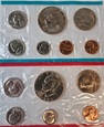 Zestaw monet obiegowych USA (1973) - komplet 13 monet Mennica D i P