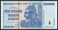 100 bilonów dolarów Zimbabwe 2008 AA - UNC