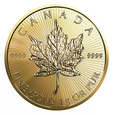 Kanadyjski Liść Klonowy 2023 - 1 gram złota (AU 999,9) 