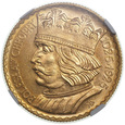 II RP 10 zł 1925 - Bolesław Chrobry - NGC MS 65