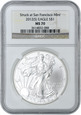 USA - 1 Dolar 2012 Amerykański Orzeł - Struck at San Francisco MS70
