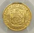 Czechosłowacja - dukat 1923 - PCGS MS62