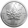 Kanadyjski Liść Klonowy 2019 - 1 Uncja Srebra