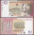 III RP 10 zł 2008 Niepodległość - Piłsudski - UNC - bez etui