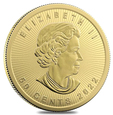 Kanadyjski Liść Klonowy 2022 - 1 gram złota (AU 999,9) 