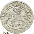 PGNUM - Półgrosz (1/2 grosza) 1559, mennica Wilno. PCGS MS 63