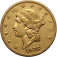 USA 20 dolarów 1878 S (3801006)