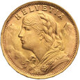 Szwajcaria 20 franków 1935 L-B